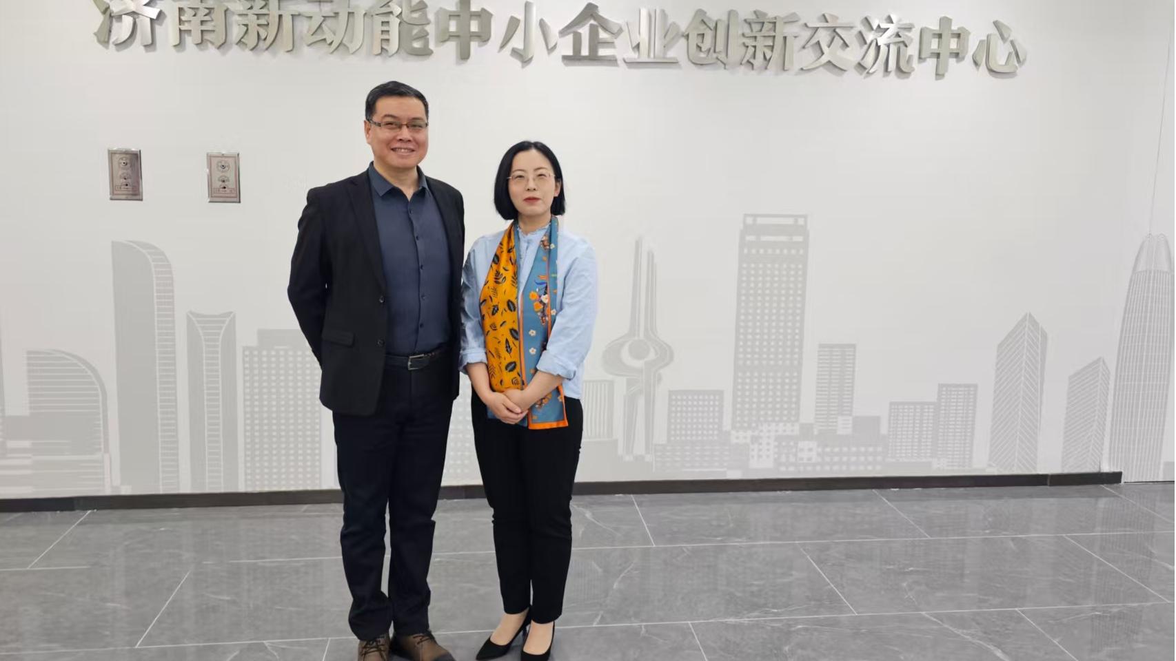 Leaders of CCPIT Jinan Sub-Council Visit Shandong Representative Office of BVMW for Work Guidance